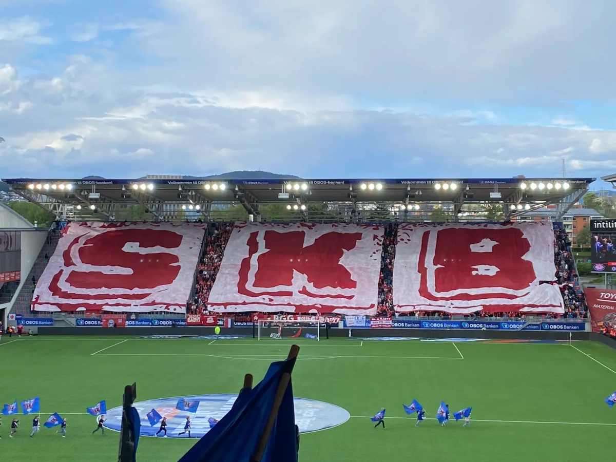 Tifo across a full stand